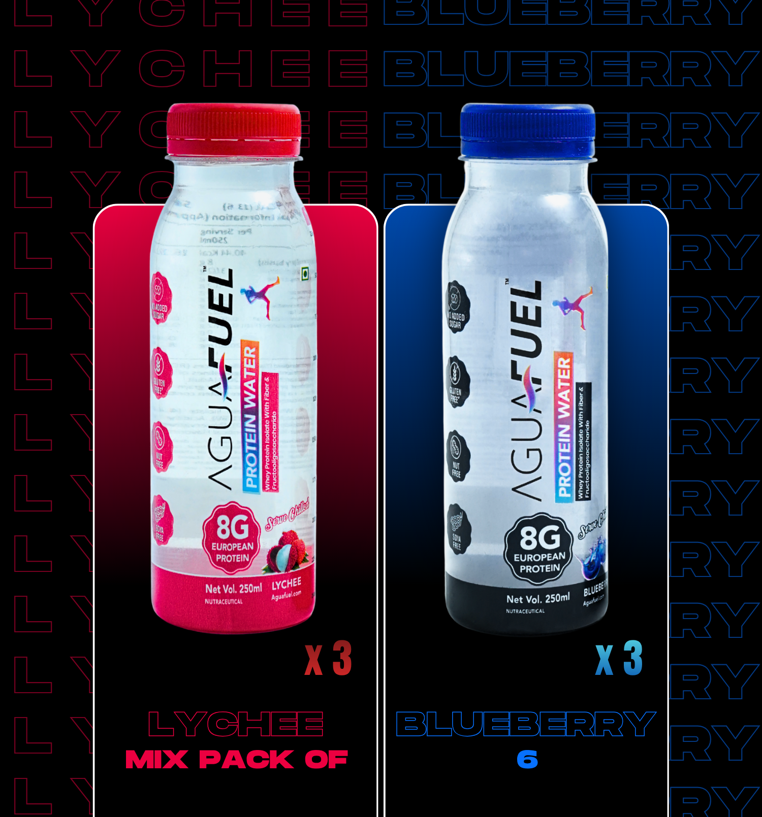 Aguafuel Blueberry-Lychee Combo
