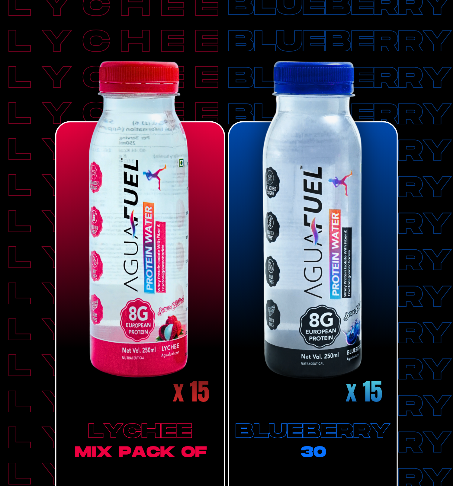 Aguafuel Blueberry-Lychee Combo